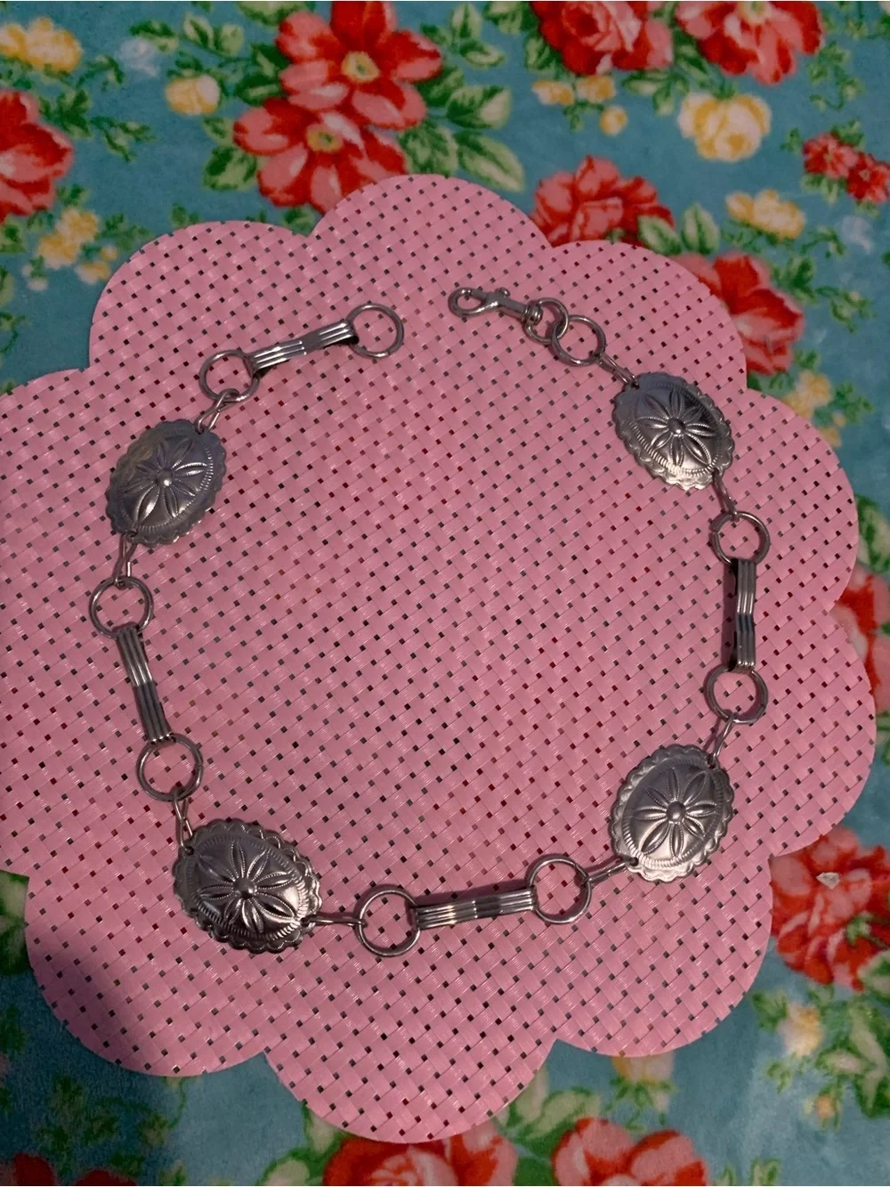 Women’s Silver Concho & Circle Belt